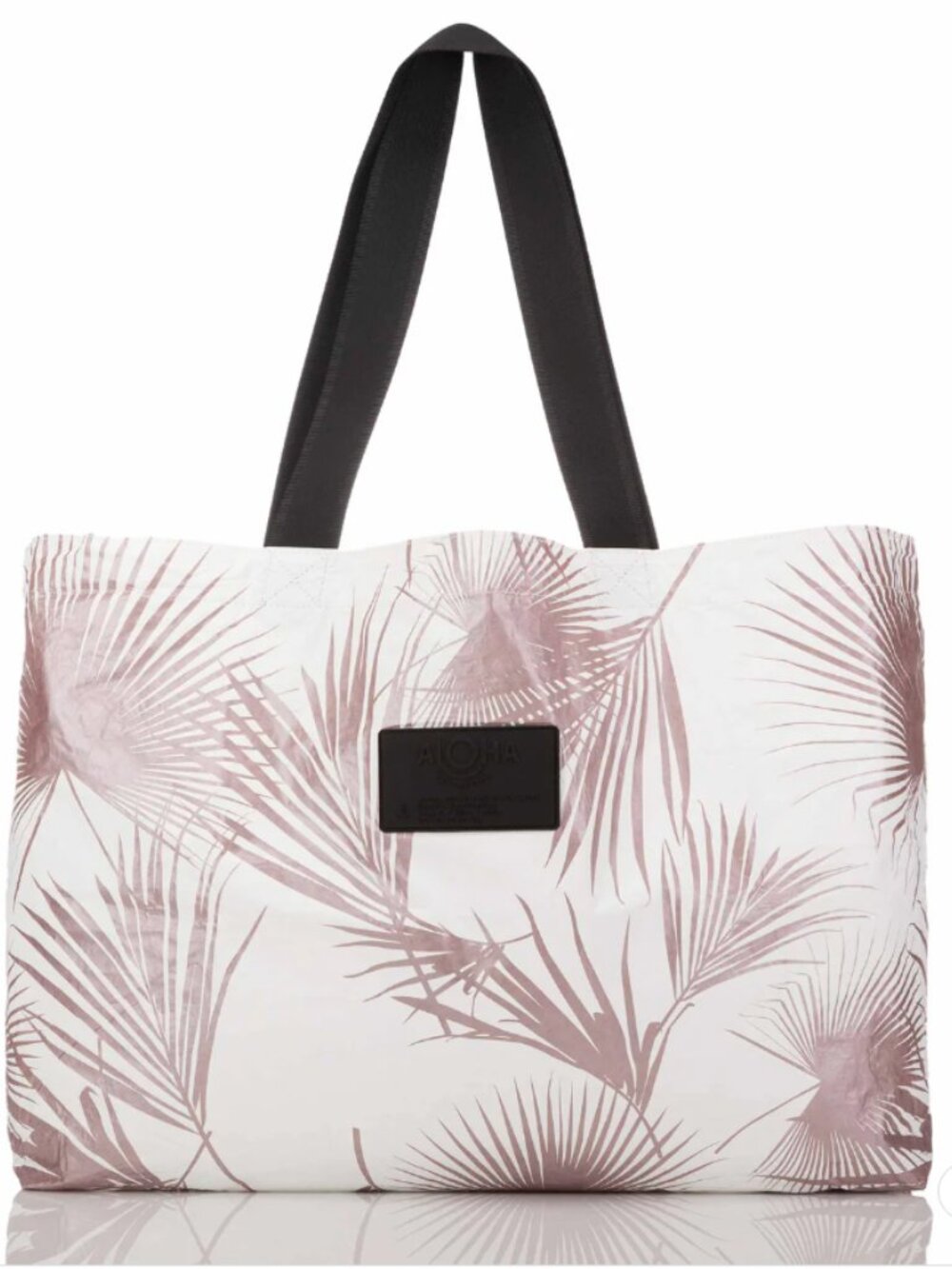 ALOHA Collection Aloha Holo Holo Tote in Day Palms Reversible NWT